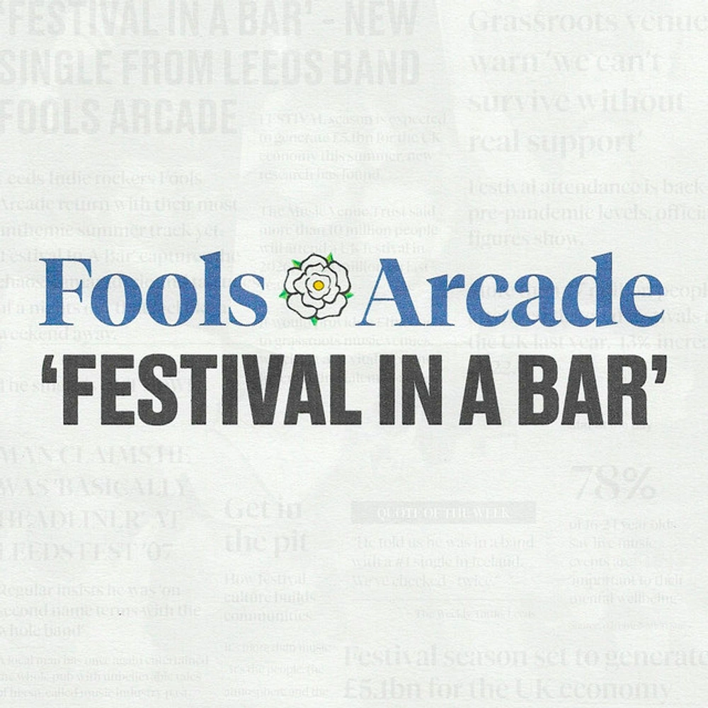 Festival In A Bar by Fools Arcade: Leeds Indie, Twenty Years On
